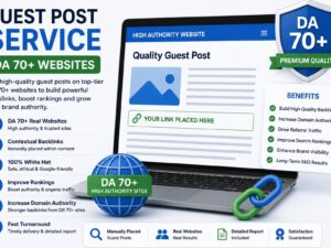 Guest Post Service (DA 70+)